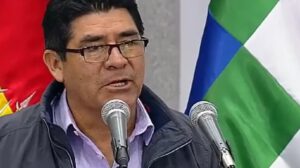 movilización de maestros en La Paz
