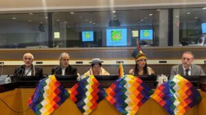 Derechos indígenas y hoja de coca en evento en Nueva York