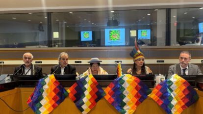 Derechos indígenas y hoja de coca en evento en Nueva York