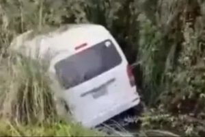 Accidente en la carretera Santa Cruz-Cochabamba