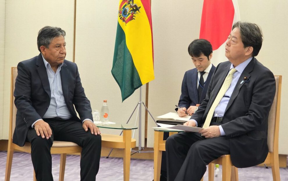 Bolivia y Japón reafirmando su alianza para fortalecer cooperación y diálogo bilateral