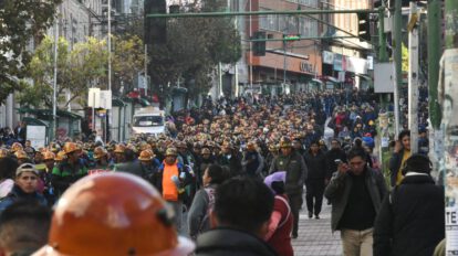 Mineros de Fencomin mantienen bloqueos