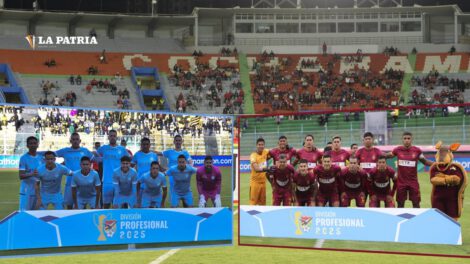 CDT Real Oruro vs Aurora en el torneo profesional de fútbol