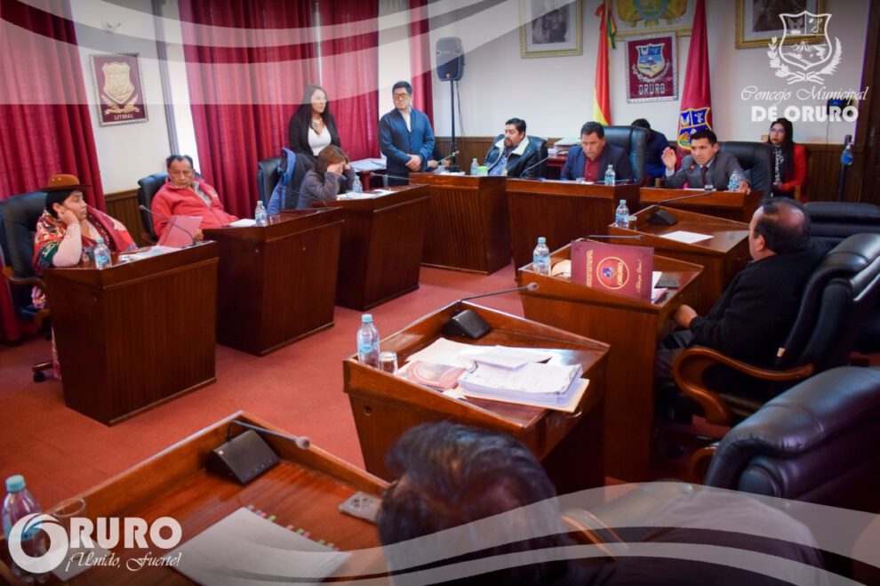 Ley Municipal de Patentes aprobada en Oruro
