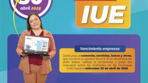 Pago del IUE para comercio y servicios