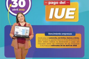 Pago del IUE para comercio y servicios