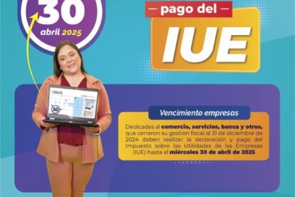 Pago del IUE para comercio y servicios
