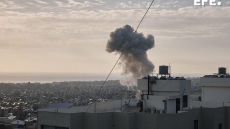 Bombardeos israelíes en Beirut