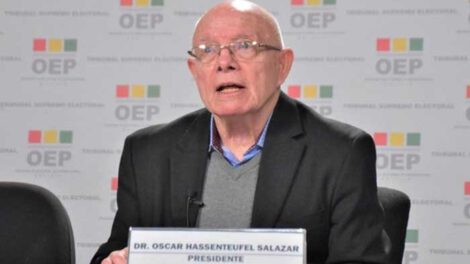 Óscar Hassenteufel TSE propuesto por Jorge Tuto Quiroga