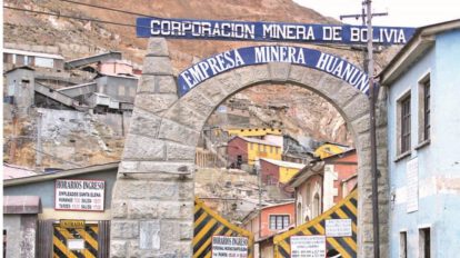juqueo en la Empresa Minera Huanuni