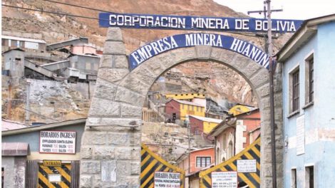 juqueo en la Empresa Minera Huanuni