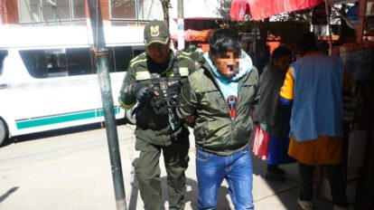 Allanan inmueble y detienen a un sujeto con marihuana en Challapata
