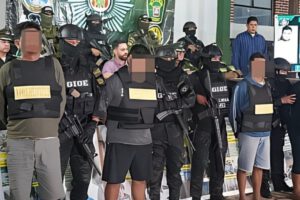 Operativo contra el narcotráfico en Cochabamba