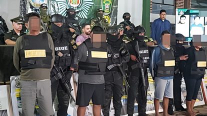 Operativo contra el narcotráfico en Cochabamba