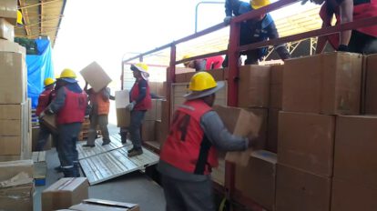 Cigarrillos de contrabando comisados por la Aduana Nacional