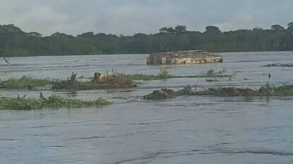 naufragio Barco Hospital Walter Bártolo en el río Mamoré