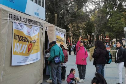 Empadronamiento masivo durante el feriado del Día del Trabajador