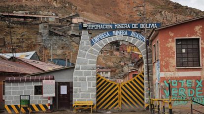 robo de mineral en Huanuni