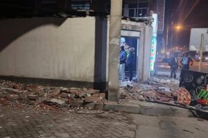 Explosión de garrafa en pizzería Delis en El Alto