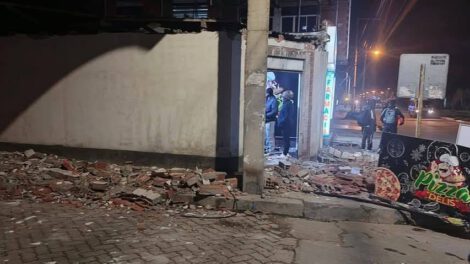 Explosión de garrafa en pizzería Delis en El Alto