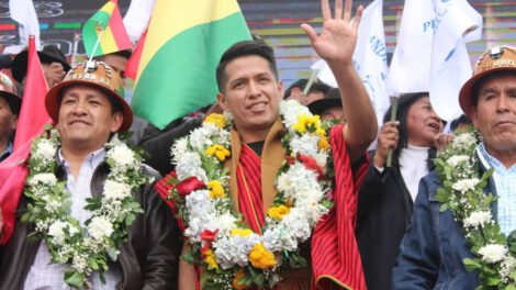 Andrónico Rodríguez candidato a la presidencia de Bolivia