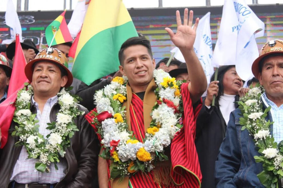 Andrónico Rodríguez candidato a la presidencia de Bolivia