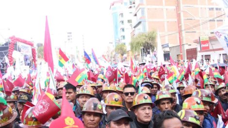 Proclamación de Andrónico Rodríguez como candidato presidencial