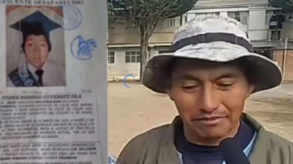 Fisher R.G. desaparecido en Villazón