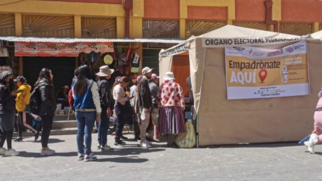 Empadronamiento masivo para las Elecciones Generales 2025