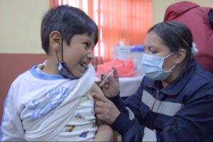 Vacuna contra la influenza en La Paz