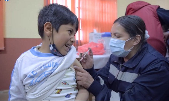 Vacuna contra la influenza en La Paz