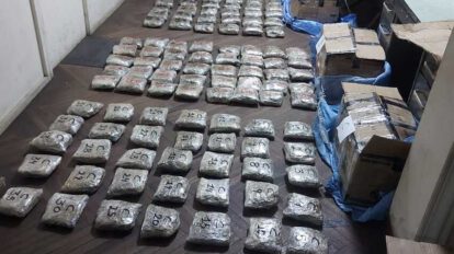 Incautación de marihuana en Cochabamba