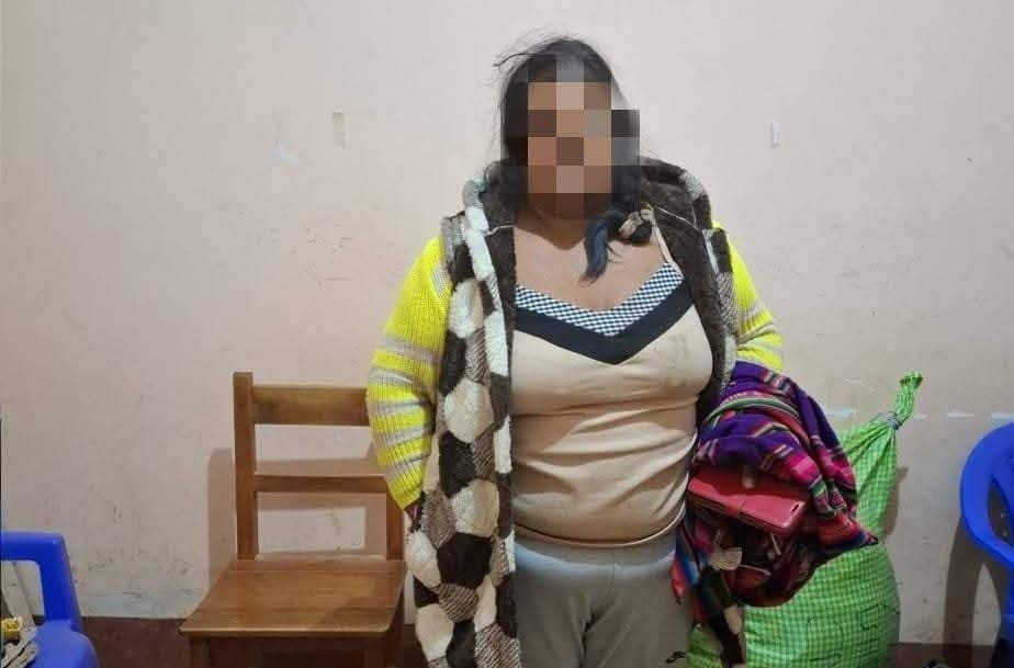 Mujer de 39 años sospechosa por trata de personas