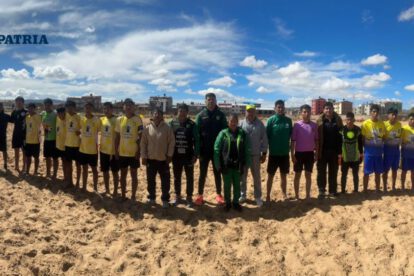 Representantes de la FBF llegaron a Oruro para respaldar el fútbol playa