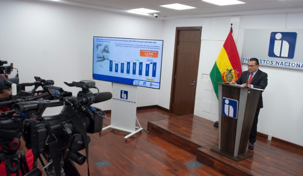 Crecimiento de la recaudación en Bolivia