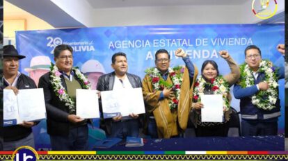 Construcción de viviendas en La Paz
