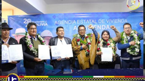 Construcción de viviendas en La Paz