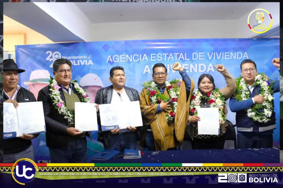 Construcción de viviendas en La Paz