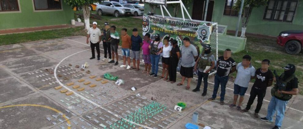 tráfico de droga en Puerto Quijarro