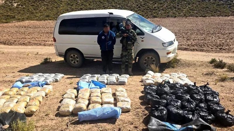 Aprehenden a conductor con marihuana en Uyuni
