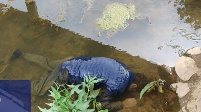 Adulto mayor muere ahogado en un riachuelo