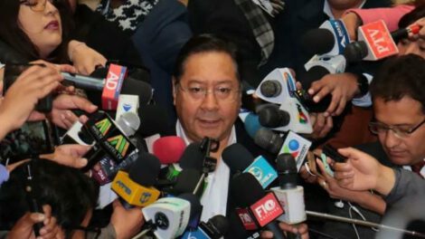 Día del Periodista en Bolivia con Luis Arce