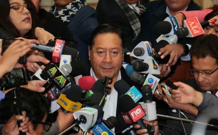 Día del Periodista en Bolivia con Luis Arce