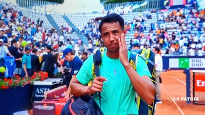 Hugo Dellien en Roma