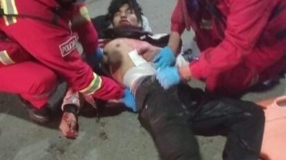 Brutal ataque con arma blanca deja herido a joven