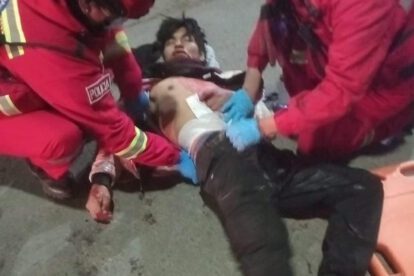 Brutal ataque con arma blanca deja herido a joven