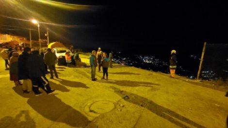 Deslizamiento superficial en La Paz