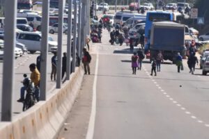 Bloqueos en Cochabamba por Transporte Libre