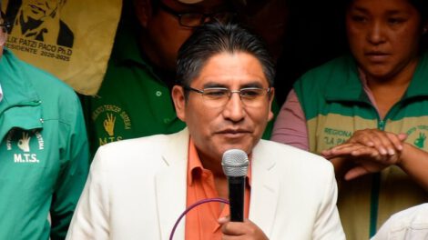 Alianza Popular y su binomio presidencial liderado por Félix Patzi