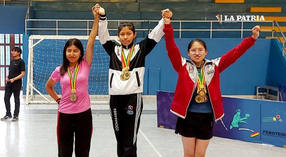 Diana Álvarez lista para competir en el sudamericano de tenis de mesa